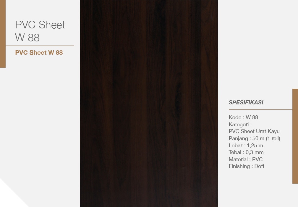 PVC Sheet Urat Kayu 06